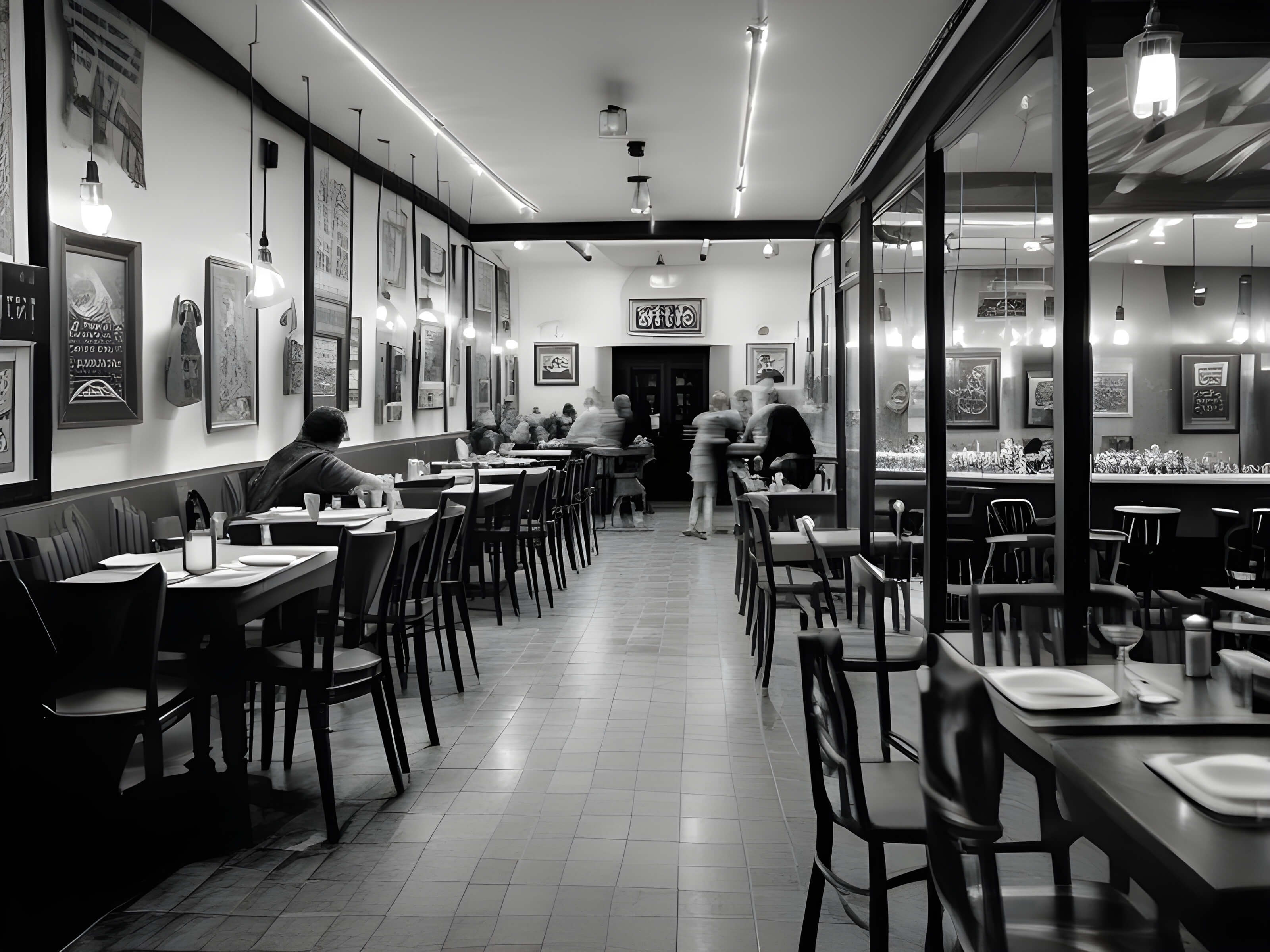 Generic restaurant ambienace.